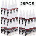 Loolifl, Best-Selling 1-25Pcs 502 Super Glue, Quick-Drying Cyanoacrylate Adhesive for Glass, Leather, Rubber, Wood, Metal, Strong Industrial Strength Glue