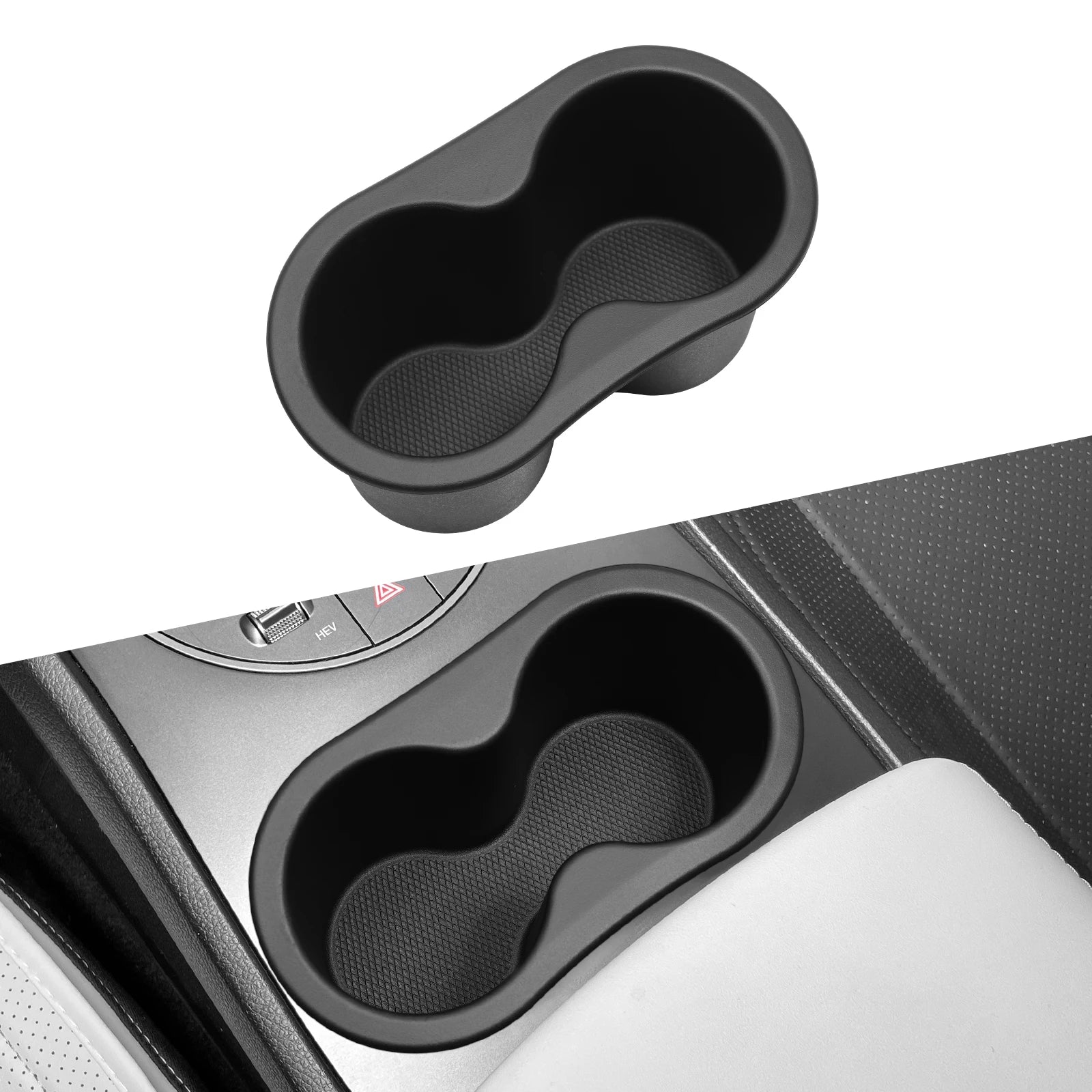 SMABEE for BYD Seal 05 DM-i 2025 Central Console Water Cup Holder Car Interior Accessories Drinks Holder Storage Case TPE