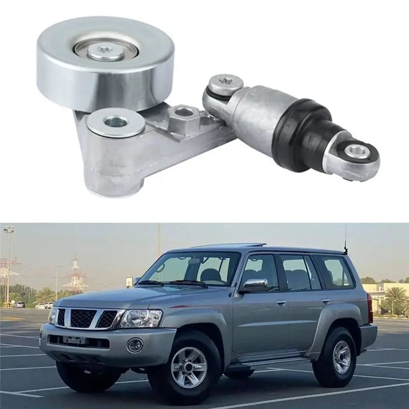 Engine Drive Fan Belt Tensioner For Nissan Patrol GU Y61 GR II Wagon Y61 Navara D22 ZD30 Turbo Diesel 3.0L 11750-2W202
