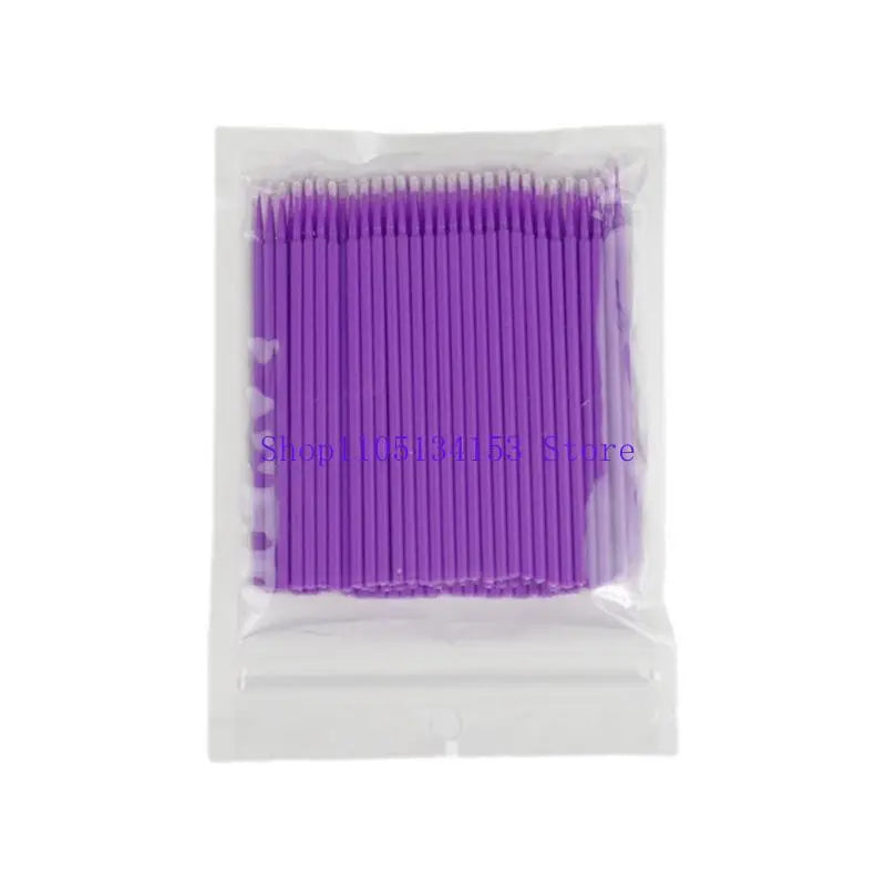 kl23 Portable Paint Micro Brush Tips Auto Head Mini Car Applicator 100pcs