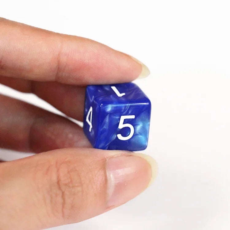 10 Pcs/set Digital Dice Funny Puzzle Game Accessory 16 Mm