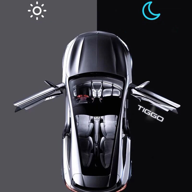 For Chery Tiggo 3 5 7 8 Pro Plus Logo Omoda Arrizo Jaecoo J7 J8 Jetour X70 Car HD Door Welcome Light Led Projector Lamp 1/2PCS