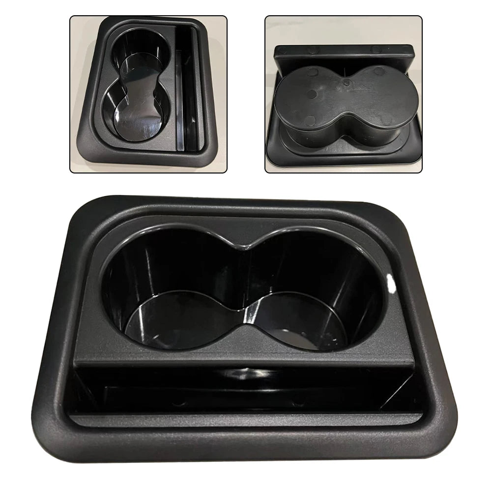 Car ABS Cup Holder Auto Armrest Box Cushion Pad Center Console Storage Box Rear Seat Cup New Cup Holder