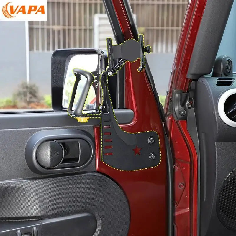 Car Front Door Water Cup Holder Mount Metal Bracket Cup Holder Car Interior Accessories for Jeep Wrangler JK 2007 2008 2009 2010