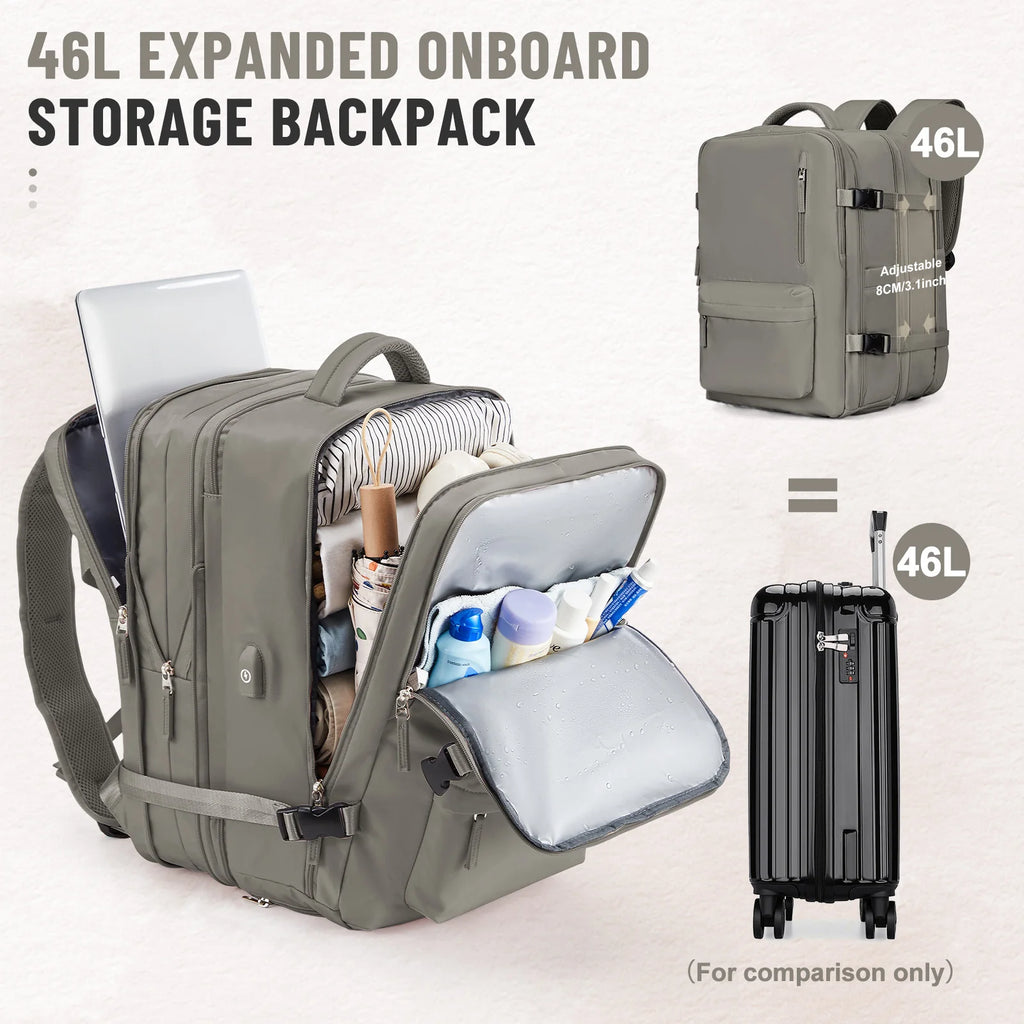 Backpack for Women Men Waterproof Air Travel Backpack Hand Luggage Laptop Bags Large Capacity Expansion Backpack Shoulder Bag