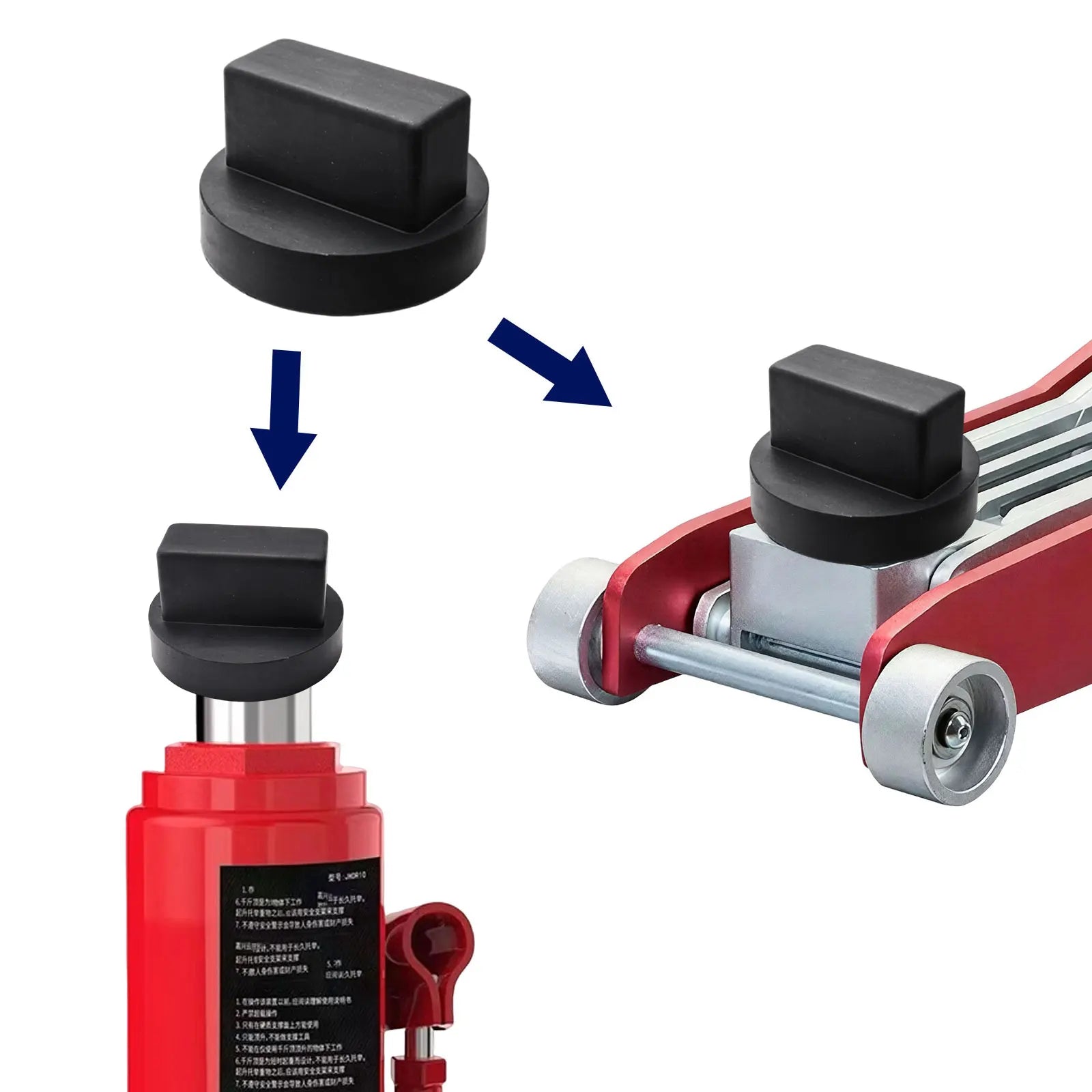 Rubber Jack Pad Adaptor For Mercedes A B C E Class GLA GLK GL M R Jacking Point Jack Lift Pad Protector Tool Car Accessories