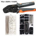 Crimper for Micro Connector Pin or Crimping Tool Kit,AWG23-17 Crimping Pliers for JST, Dupont, Molex, AMP EI Series