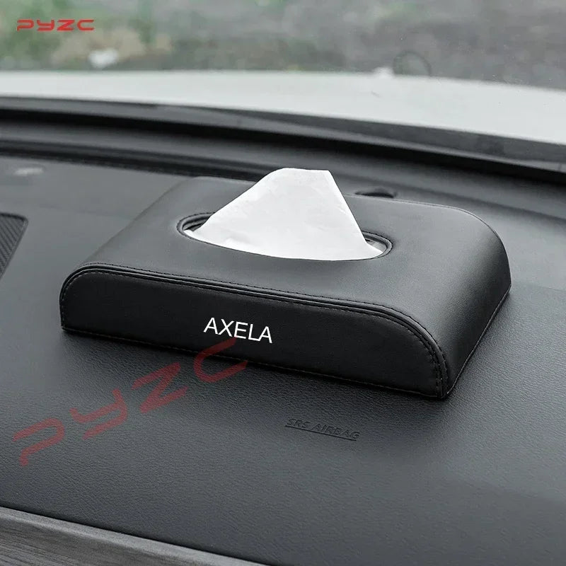 For Mazda 3 CX-5 CX-3 CX-4 CX-7 CX-8 Atenza Axela Skyactiv Car Accessories Tissue Bag Organizer Auto Tissue Boxes