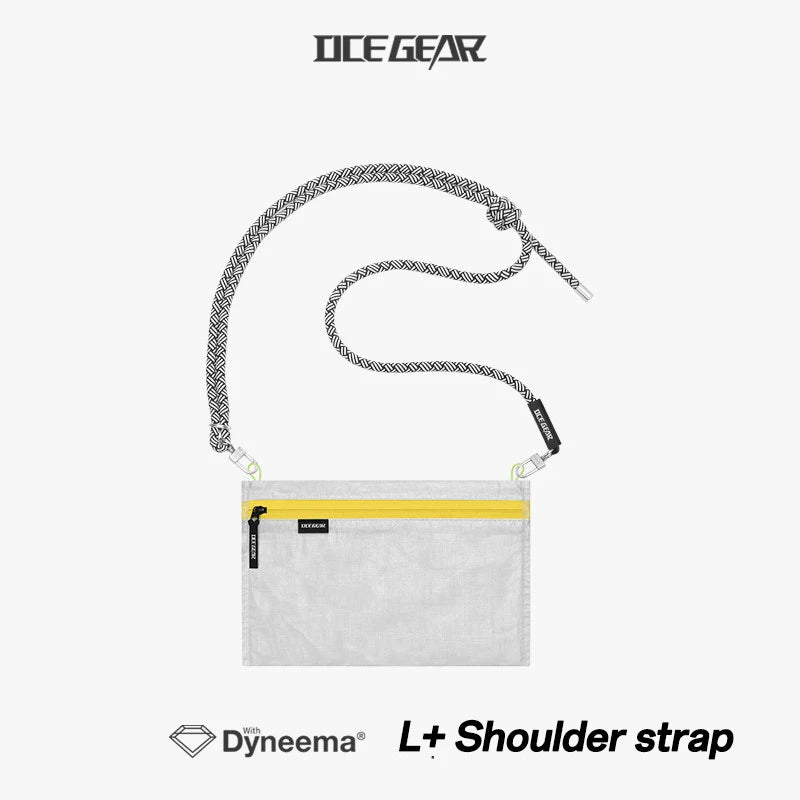 Ultralight Dyneema Crossbody Pouch Waterproof EDC Zipper Wallet Bag Outdoor Hiking Camping Mini Chest Bag Travel Organizer
