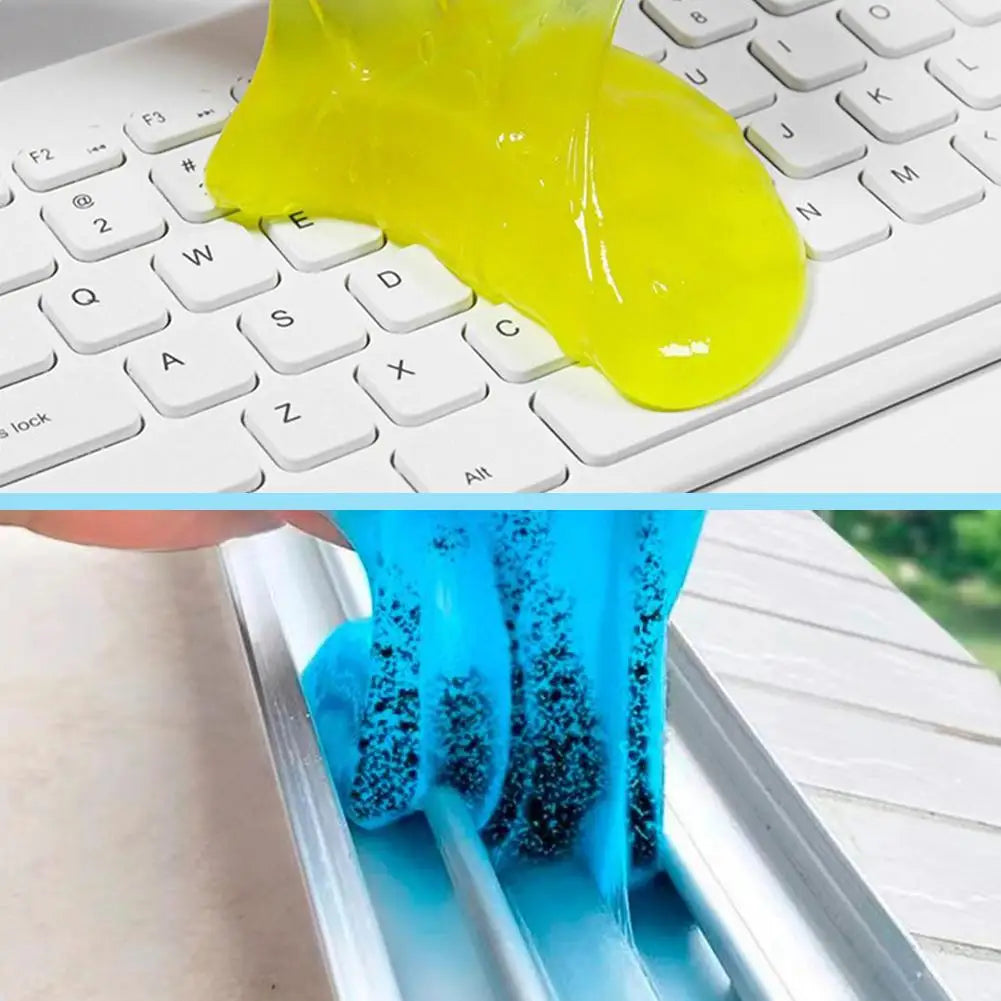 2026 Car Air Vent Dashboard Cleaning Gel Multiuse Reusable Dirt Cleaner Gel Keyboard Laptop Car Interior Dust Dirt Remover Gel
