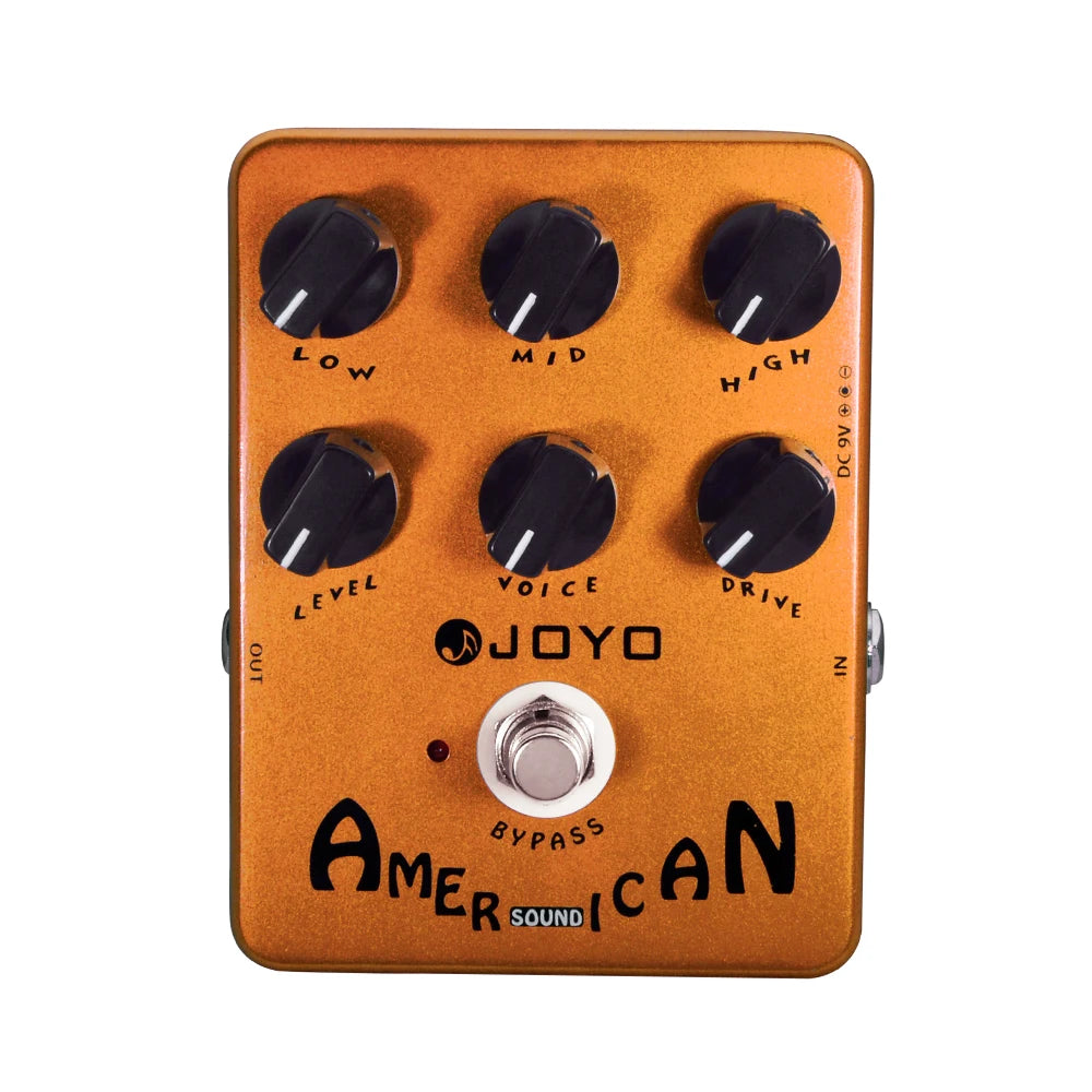 JOYO-JF-14 AMERICAN SOUND Electric Guitar Pedal Effects, Simulation 57 Deluxe Amplifier Pedals, True Bypass