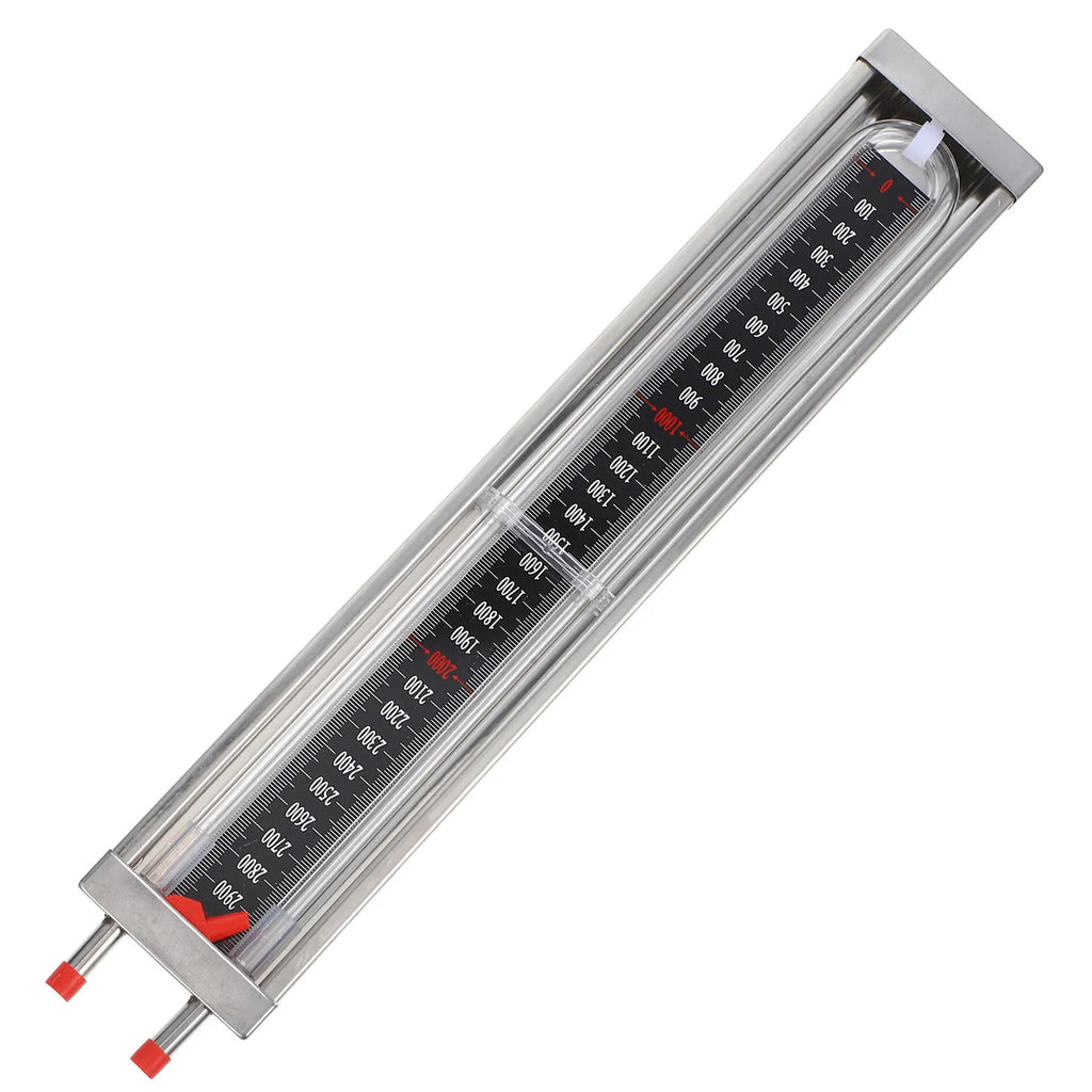 1pcs U Tube Pressure Gauge 0-3000Pa Vacuum Manometer For Laboratory Home Fish Tank Differential Pressure Measurement Instrument