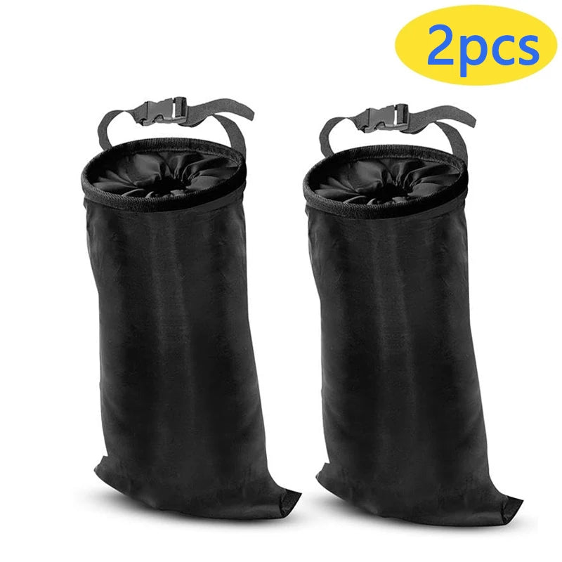 Universal Car Garbage Bag Back Seat Headrest Litter Trash Garbage Can Container Oxford Cloth Car Waste Bins Cleaning Tools