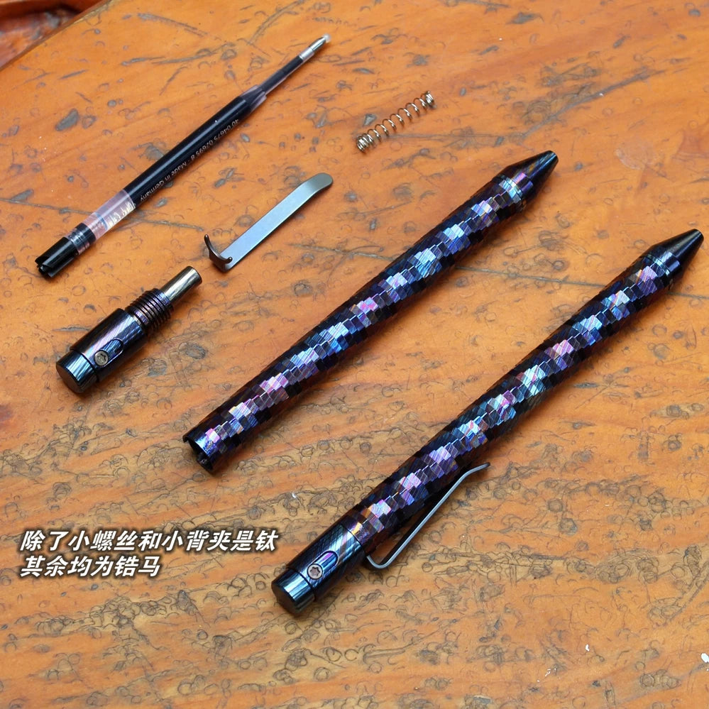 EDC Titanium Alloy Pen With Collection Writing Multi-functional Portable Outdoor EDC Tools