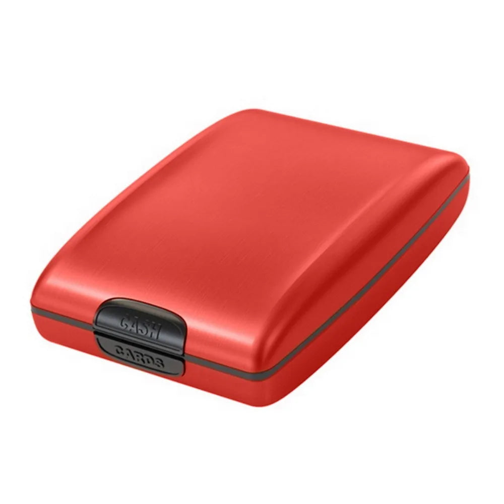 Large Capacity Credit Cards Holder Card Case Anti-Theft Passport Wallet Lightweight Aluminum Alloy RFID Blocking Wallet
