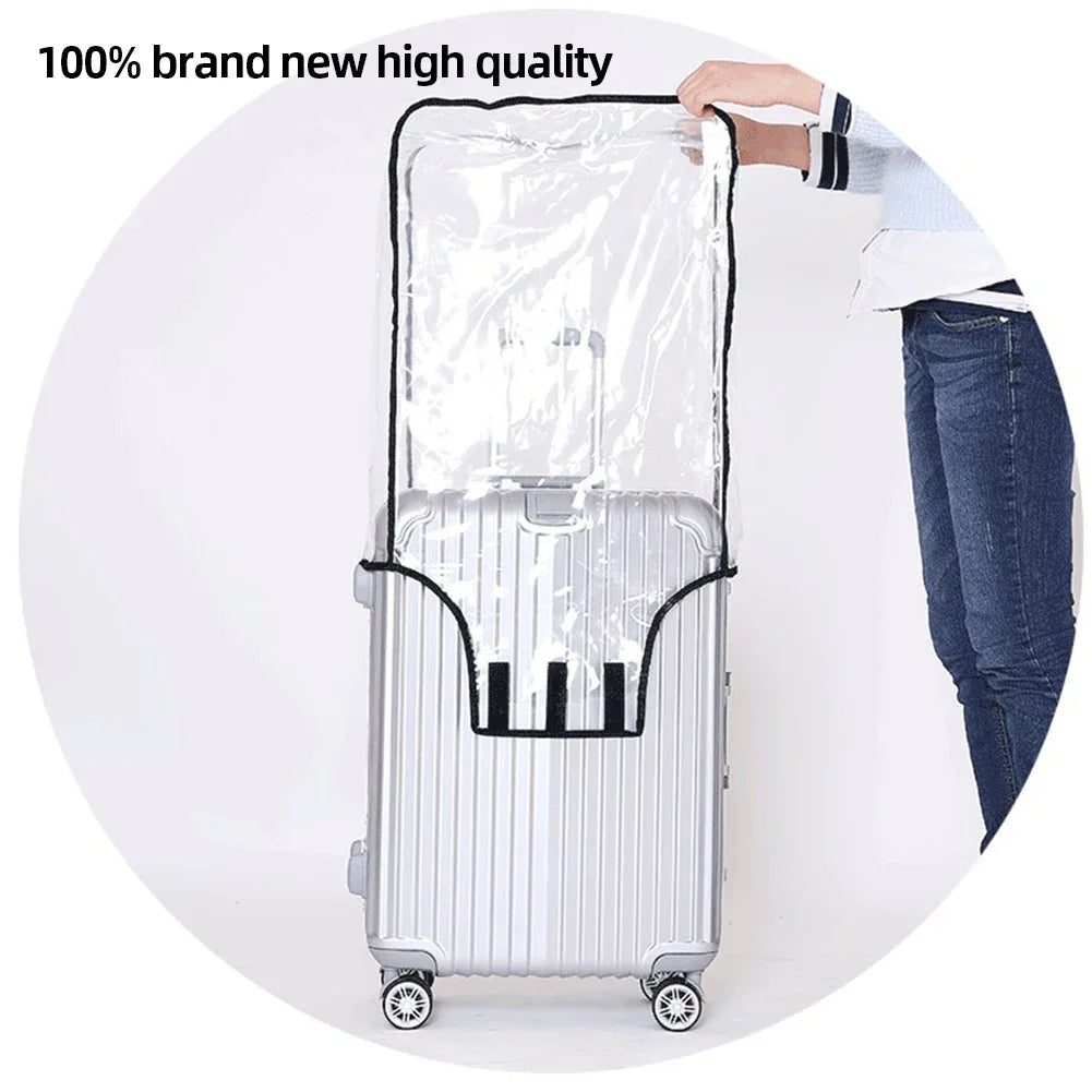 18-30inch Luggage Cover Waterproof Protective Suitcase Cover Trolley Covers PVC Travel Luggage Protector Travel Accessory