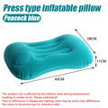 Camping Inflatable Pillow Portable Ultralight Travel Hiking Air Sleeping Pillow for Neck and Lumbar Support Camping Travel