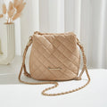 Ladies Large-Capacity Multi-Functional PU Leather Crossbody Bag Durable Commuting Single-Shoulder Handbag