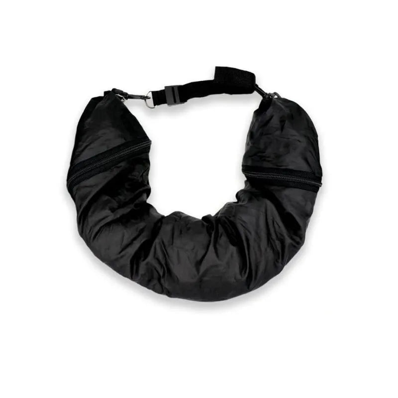 Travel Neck Pillow That You Stuff with Clothes - Avoid Excess Luggage fees. Doubles as a Carry-On and Extra Luggage