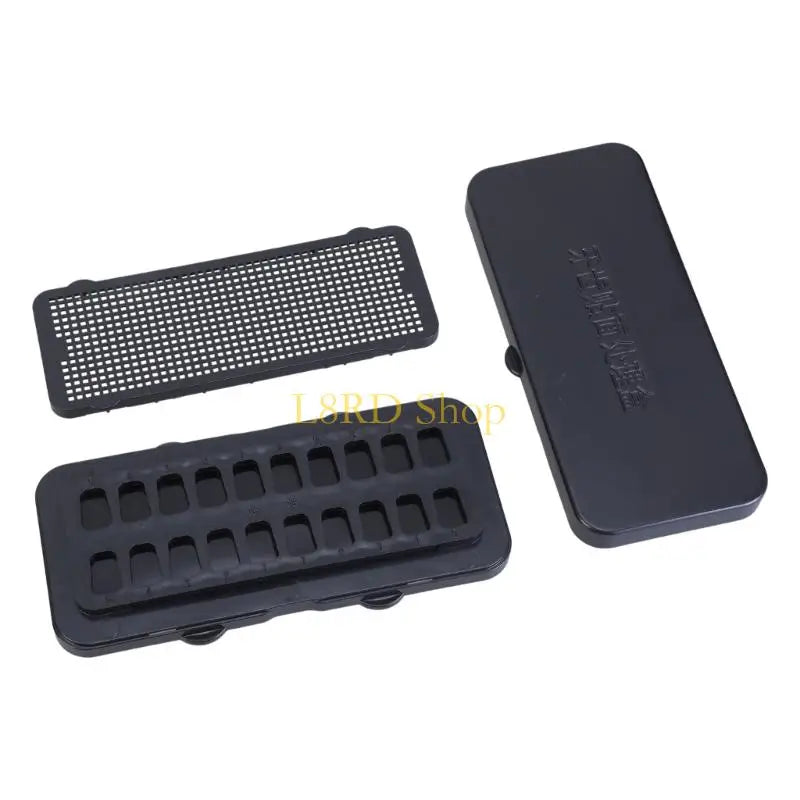 L8RD Tooth Patch Box All-ceramic Veneer Processing Beautiful Dental Porcelain Chip Cleaning Denture Storage Boxes