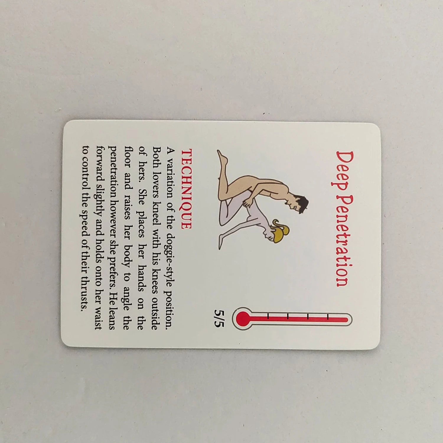 Adult Sexual Position Card 50 Positions Bondage Games 18+ Sex Love Cards Sexy Pose Card Naughty Valentine's gift Erotic Products