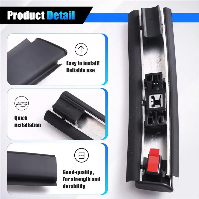 For Jeep Compass 2017-2026 Compatible Left Car Roof Luggage Rack Trim Cover 5UP41RXFAB