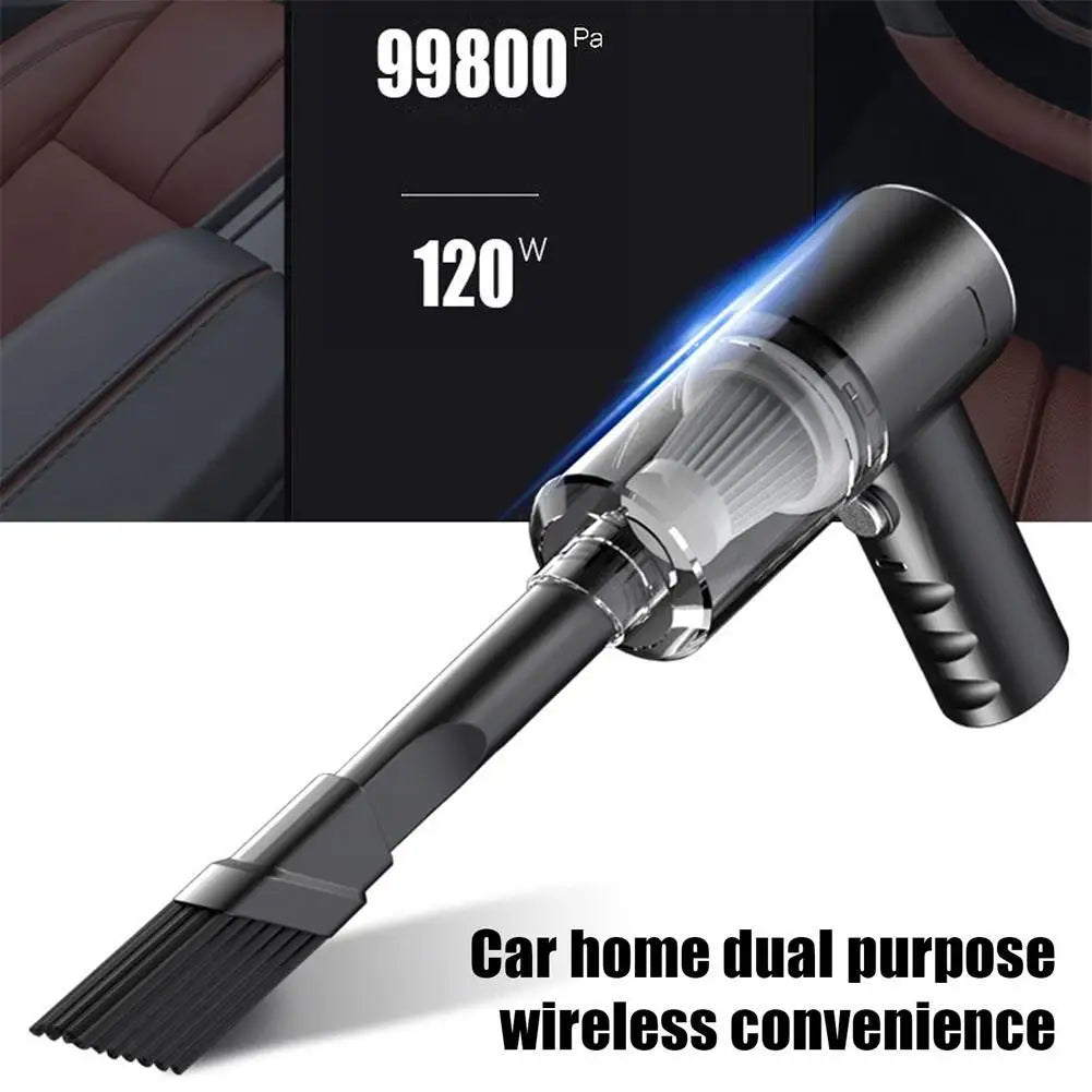 Wireless Handheld Car Vacuum – 5500Pa Strong Suction, 120W Motor, Cordless Air Duster for Car & Home,Portable Cleaning Appliance
