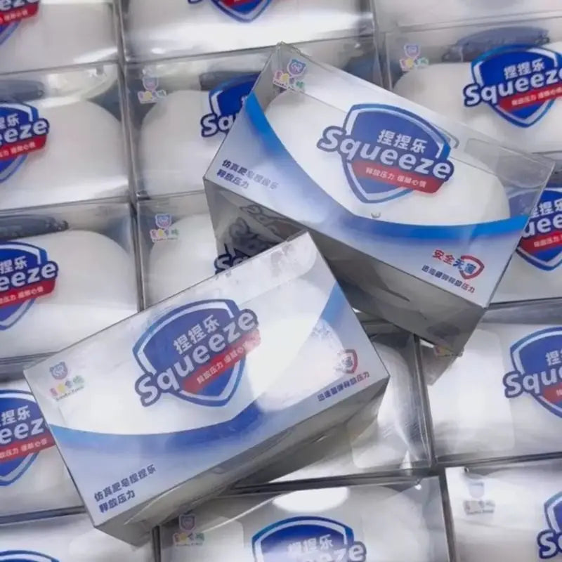 Crunchy Soap Ball Squishy Stress Ball Filled Soft Squeeze Fidget Toy Anti-Stress Anxiety Relief Hand Decompression Toy