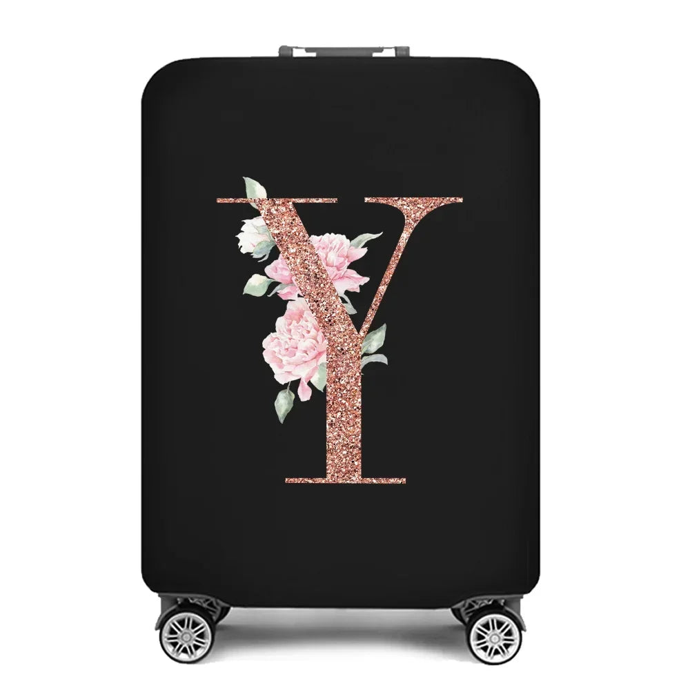 Stretch Luggage Covers 18-32 Protector Travel Luggage Suitcase Protective Cover Rose Gold Series Dust Covers Travel Organizer