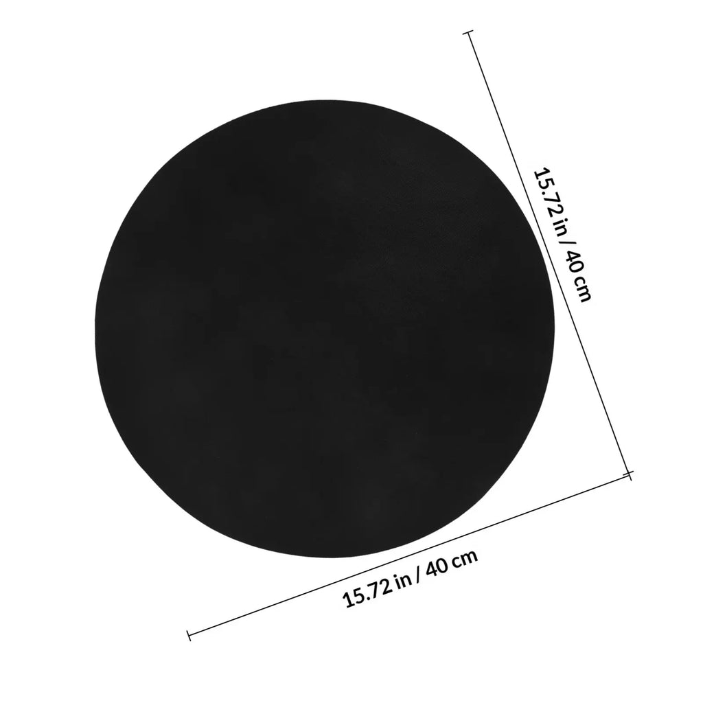 2Pcs 40Cm Bbq Pad Round Nonstick Heat Resistant Grilling Mat Lightweight Easy Clean for Fish Vegetables Bacon Kebabs