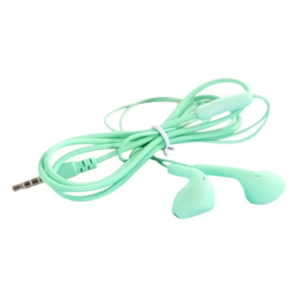 1PC 3.5mm Stereo In-Ear Earphone With Microphone Heavy Bass Wired Headset Earphones with Mic Universal for Xiaomi/Huawei/Samsung
