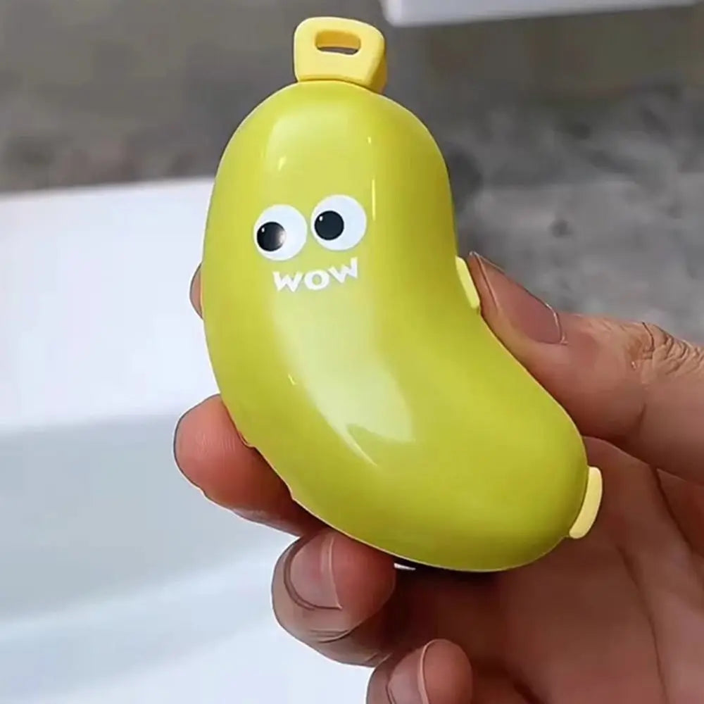 Cute Banana Toothbrush Protective Cover Plastic 2in1 Toothbrush Dust Cap Cover for Toothbrush Bathroom Supplies