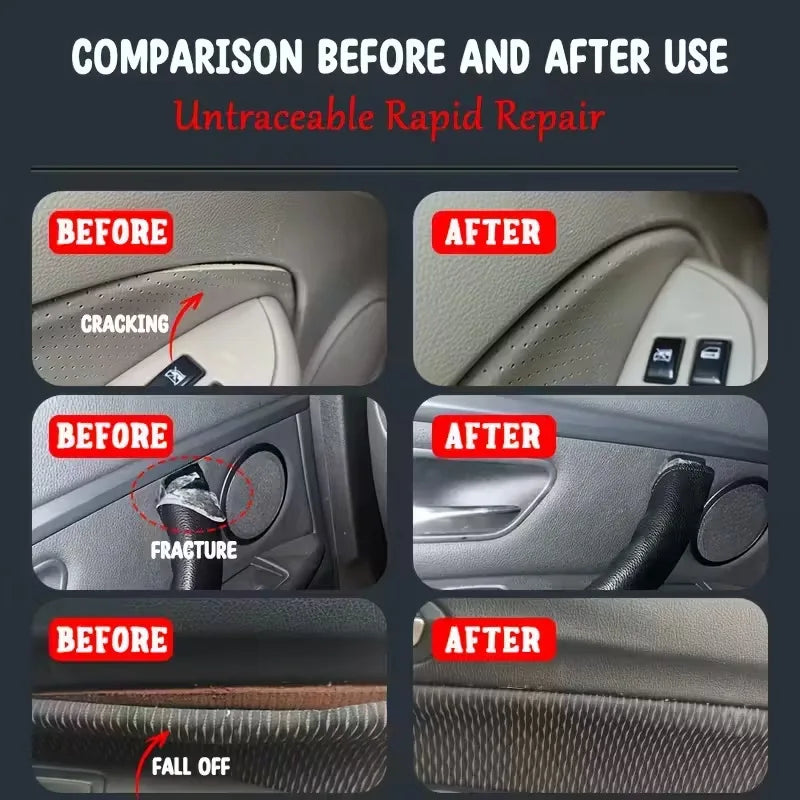 60Ml Car Interior Sealing Glue,Body Plastic Repair Adhesive,Leather Seat Bonding Agent,Super Windproof Strip And Sealant PadGlue