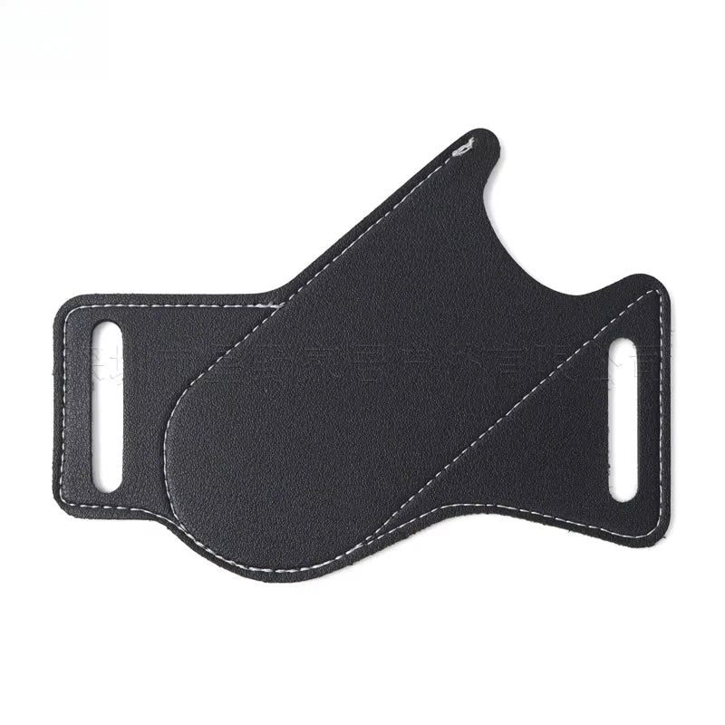 1PC Leather Knives Sheaths EDC Folding Knives Carrier Survival Waist Belt Clip Bag Folding Knife Anti-scratch Leather Cover Pack