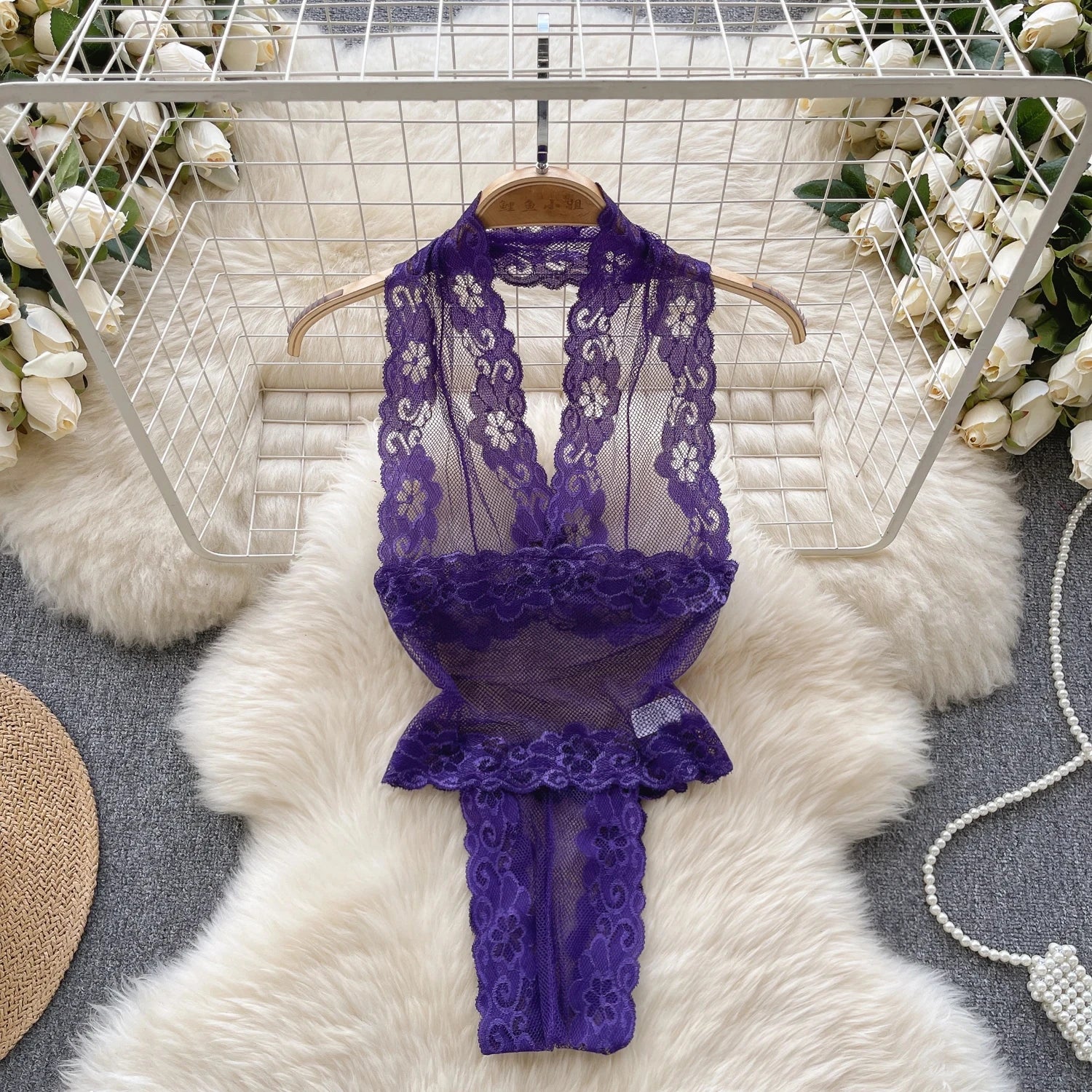Sweet Bunny Lingerie Set Women Sexy Soft Plush Cute Bowknot Sweet Nightgowns Christmas Rabbit New