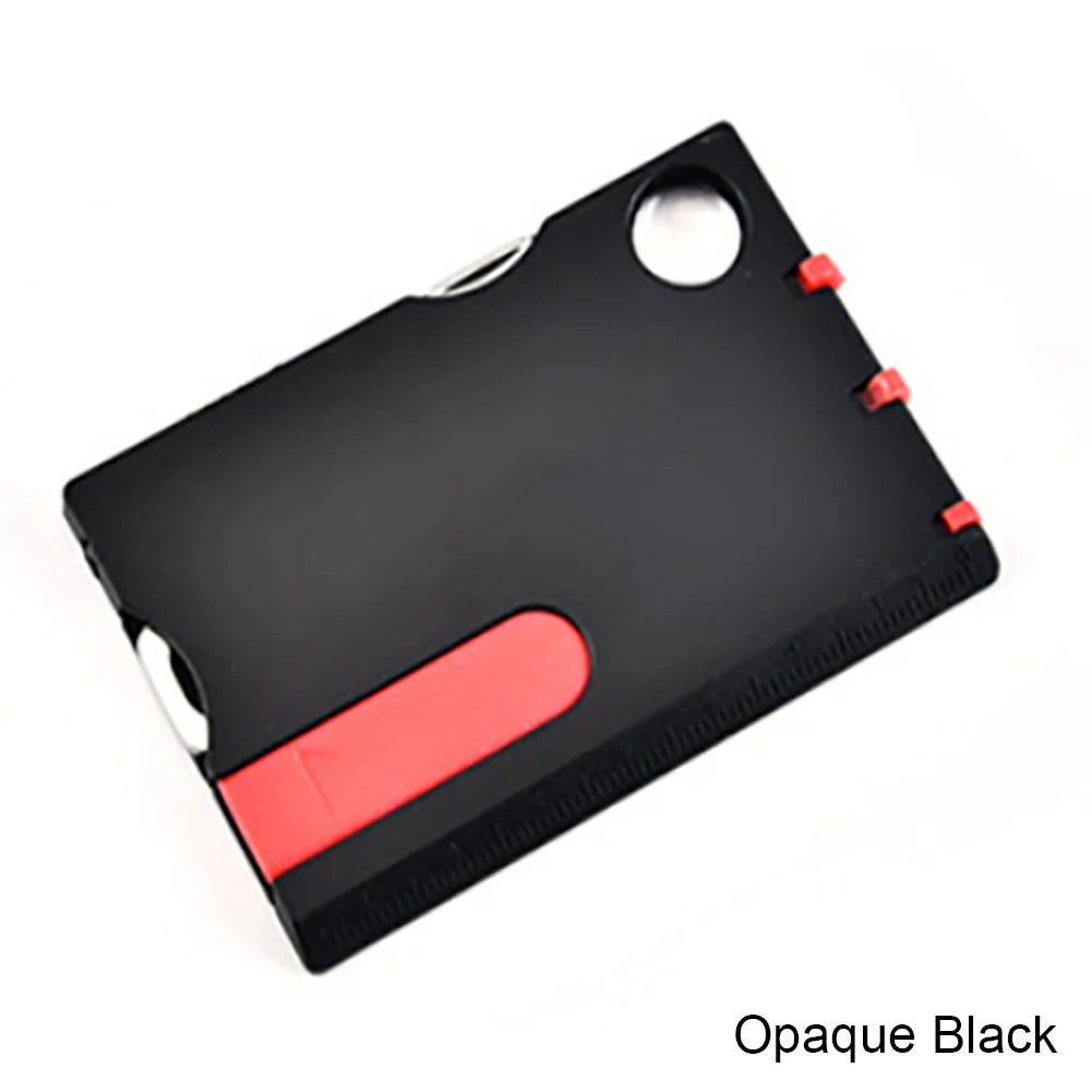 12 In 1 Pocket Credit Card Portable Multi Tools Outdoor Survival Camping Equipment Portable Hiking Cards EDC Tool Survival Gear