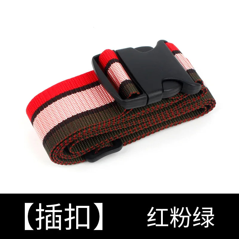 Straight Shaped Luggage Straps for Suitcase, Polyester Luggage Belt with Adjustable Release Buckle Travel Accessory ﻿