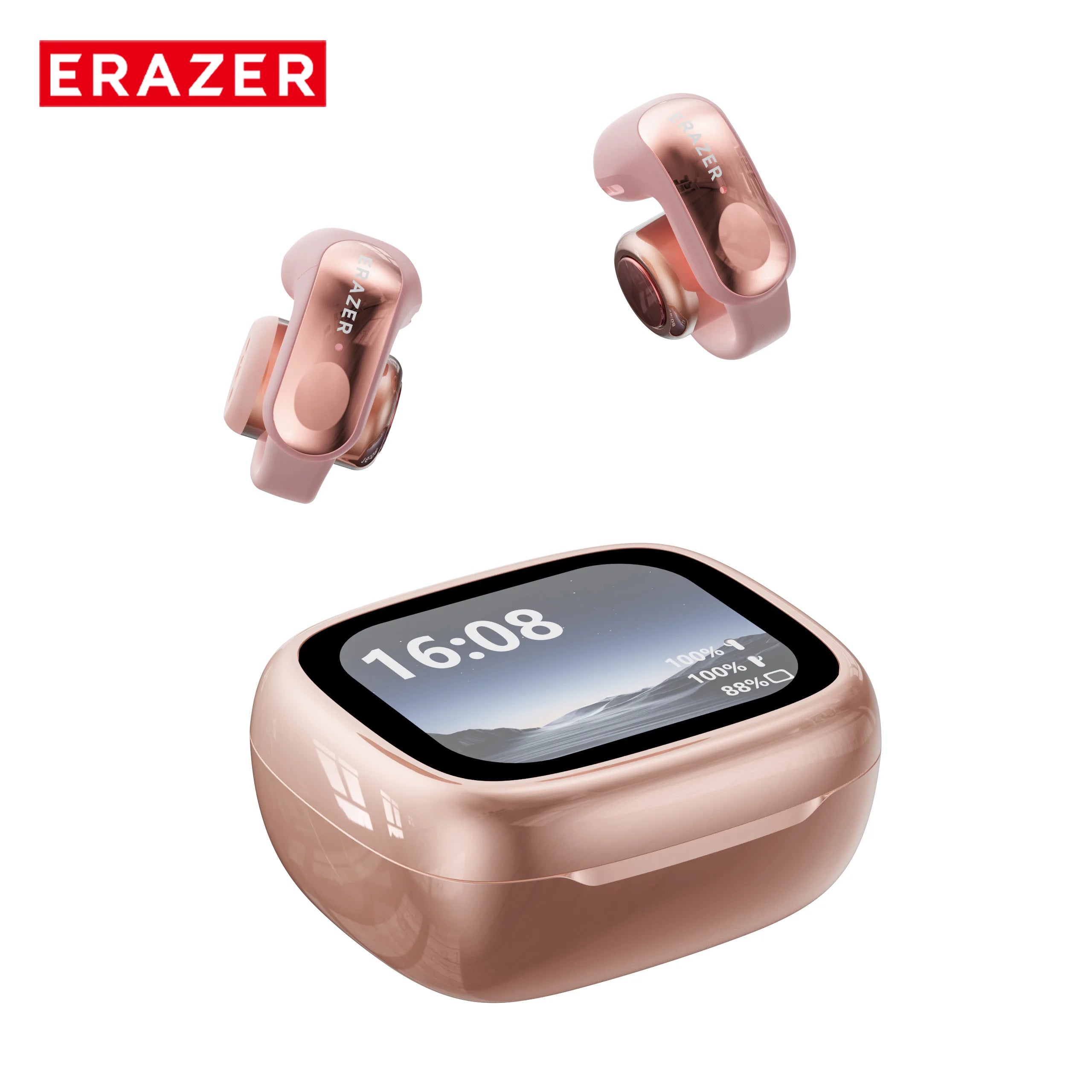 Translator ERAZER XF28 Bluetooth V6.0 Open-ear True Wireless EarbudsTranslation Earphones Office Travel,ASMR Headset APP