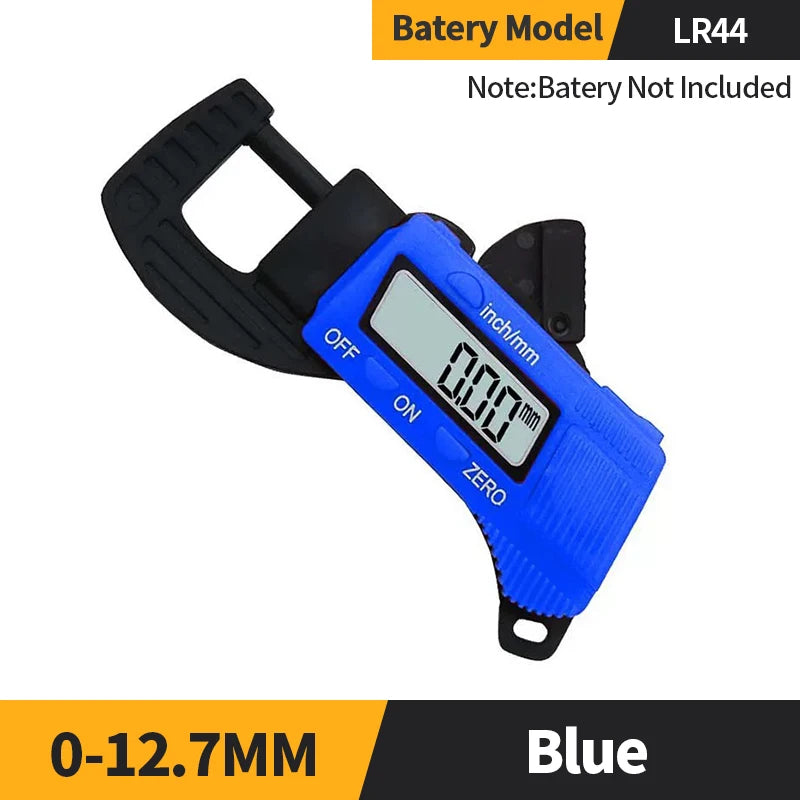 Digital Thickness Gauge 0-12.7mm Meter Tester Micrometer Electric Caliper Gauge Tool 0.01MM Precise Measurement