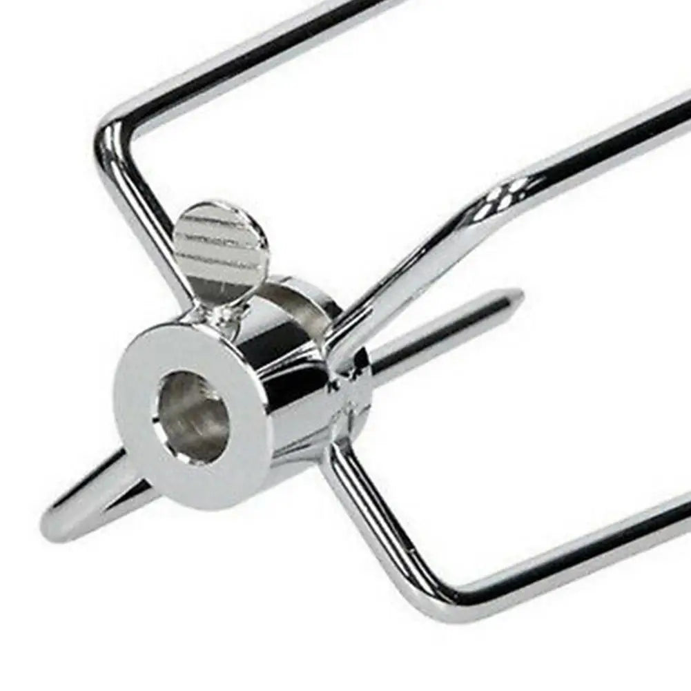 Rotating Fix Fork Barbecue Skewer Oven Accessories Forks Skewer Barbecue Steel Grill Spit Food Bbq Meat Skewer Tool Fork Grill