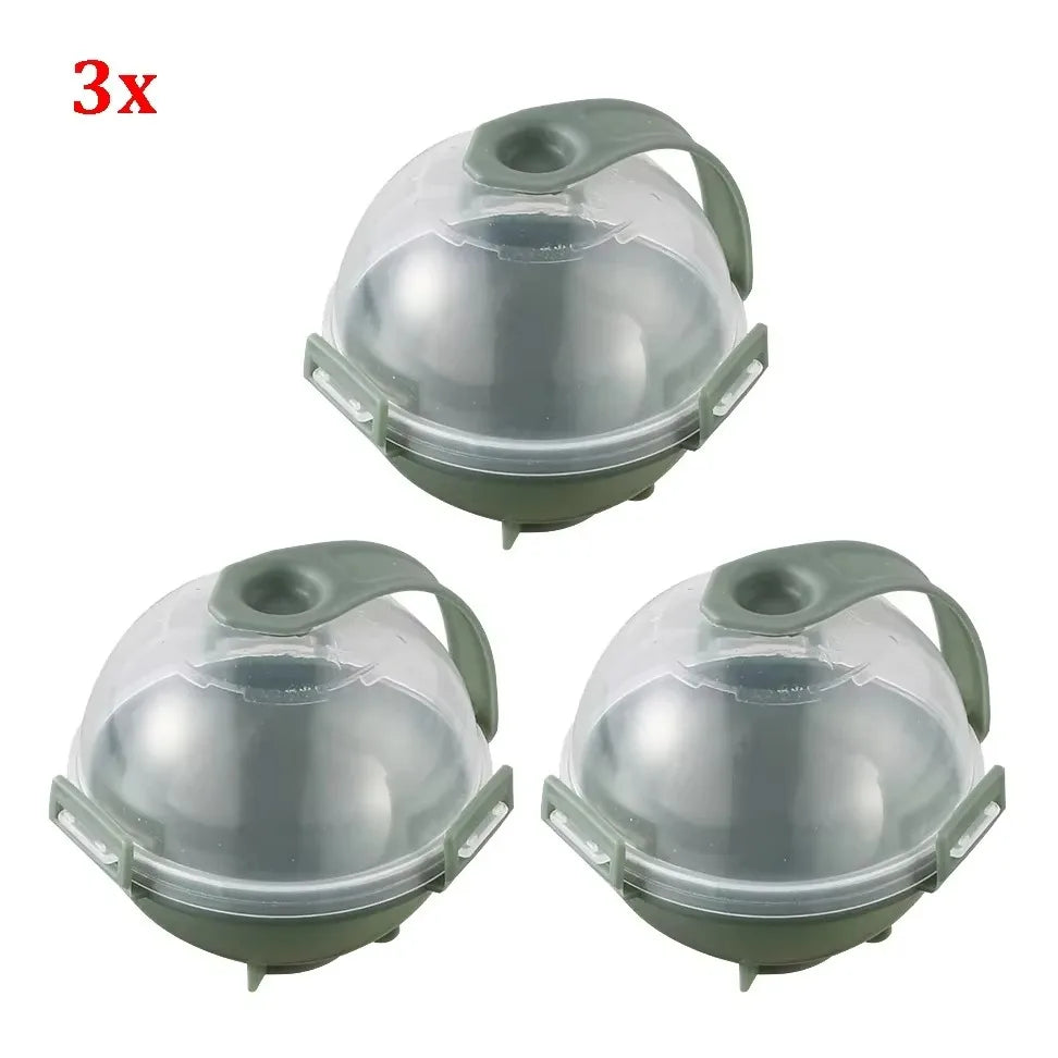 1/12x Round Ice Makers Ice Ball Mold Reusable Plastic Refrigerator Spherical DIY Moulds Kitchen Tools Quick Freezing Hockey Mold