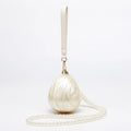 Women's Acrylic Premium Mini Egg Bag Luxury Fashion Pearl Dinner Clutch Bag Cute Phone Mouth Red Envelope for Wedding Party