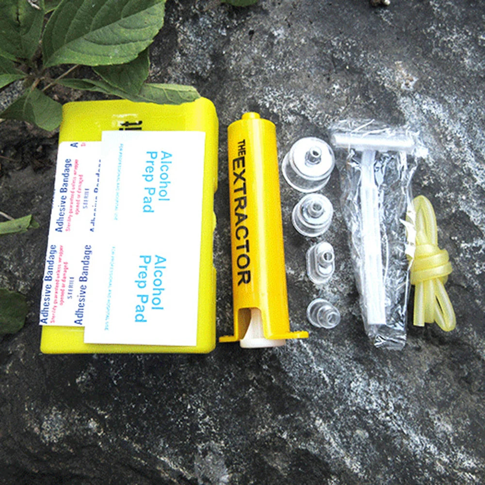 Venoms Poisons Extractor Vacuum Pump Outdoor Emergency Poisons Removal From Snake Bites Bee And Wasp Stings Mosquito Bites