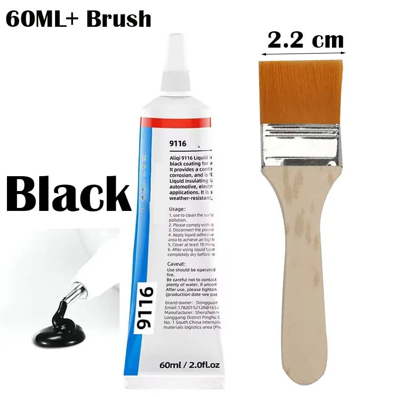 200ml Waterproof Liquid Electrical Tape Insulating Repair Paste Fix Line Glue For Wires And Cables Home Use Quick Drying Sealant