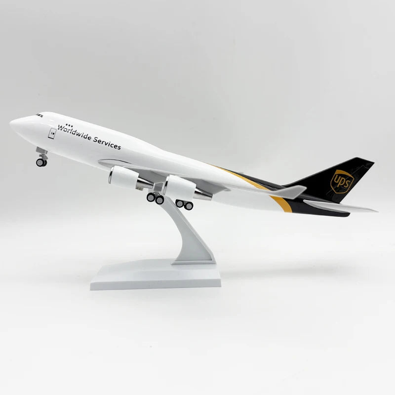 30cm Scale Plane 1/250 B747 Series Model Airplane Toy Resin Diecast Airplanes Building Kit (With Stand) Aviation Toys for Boys