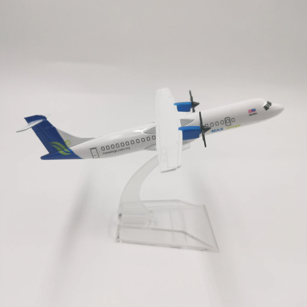 JASON TUTU 16cm Malaysia Airlines East Horse ATR72-600 Plane Airplane Model Aircraft Model Diecast Metal 1/400 Scale Planes