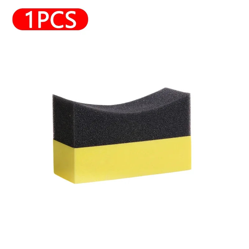 1/50pcs Auto Cleaning Sponge Brush Set for Car Wheel Tire Wash Wipe Water Suction Sponge Pad Wax Polishing Tyre Brushes Tools