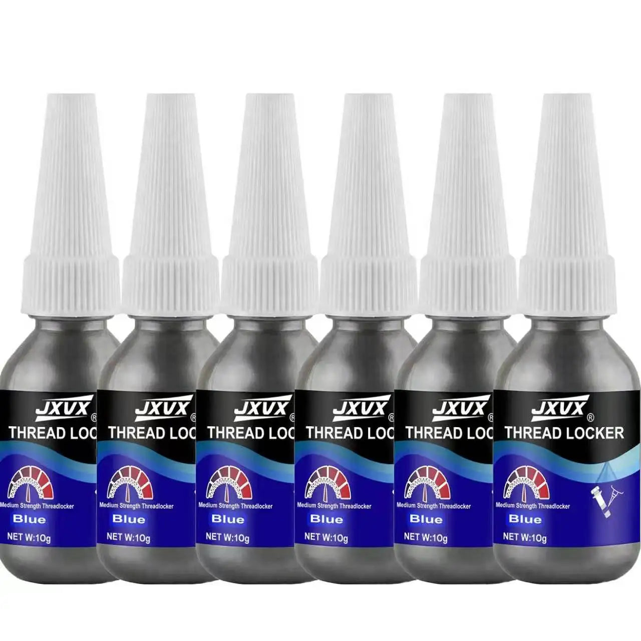JXVX 10ml Anaerobic Thread Sealing Adhesive, Anti-Stick Glue for Screws, Quick Fixing, Fast Curing Thread Adhesive for Screws