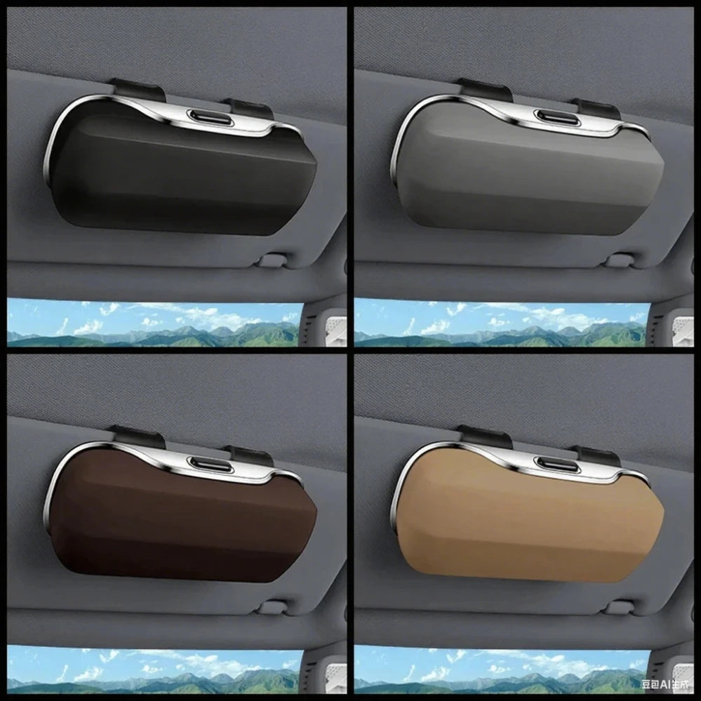 For Volvo XC40 XC60 XC70 XC90 S40 S60 S90 V40 V50 V60 V90 Car Visor Sunglasses Glasses Case Glasses Holder Clip Box Accessories