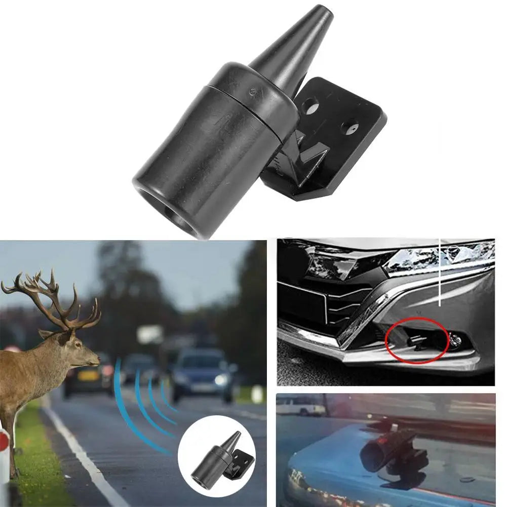 Ultrasonic Car Deer Whistle Animal Repeller Auto Safety Animal Repeller Alerts Automobile Wind-driven Deer Repeller Tools